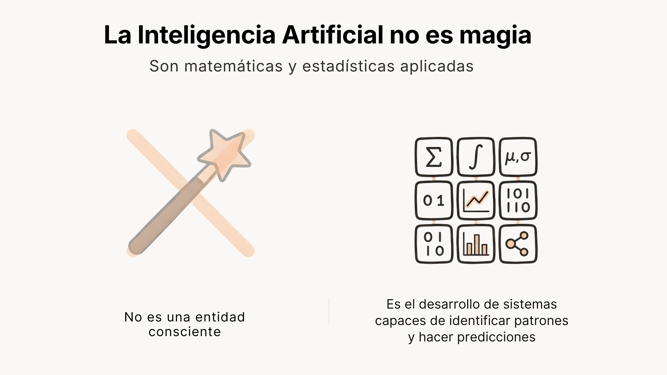 La IA no es magia